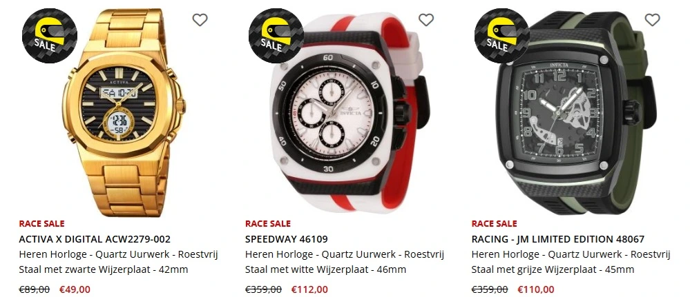 Invicta sales items