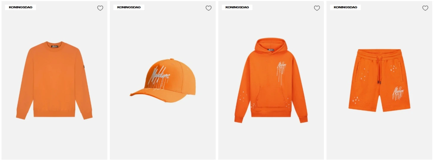 Malelions Koningsdag collectie