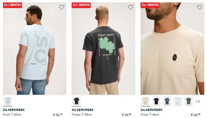 T-shirts selectie Open32