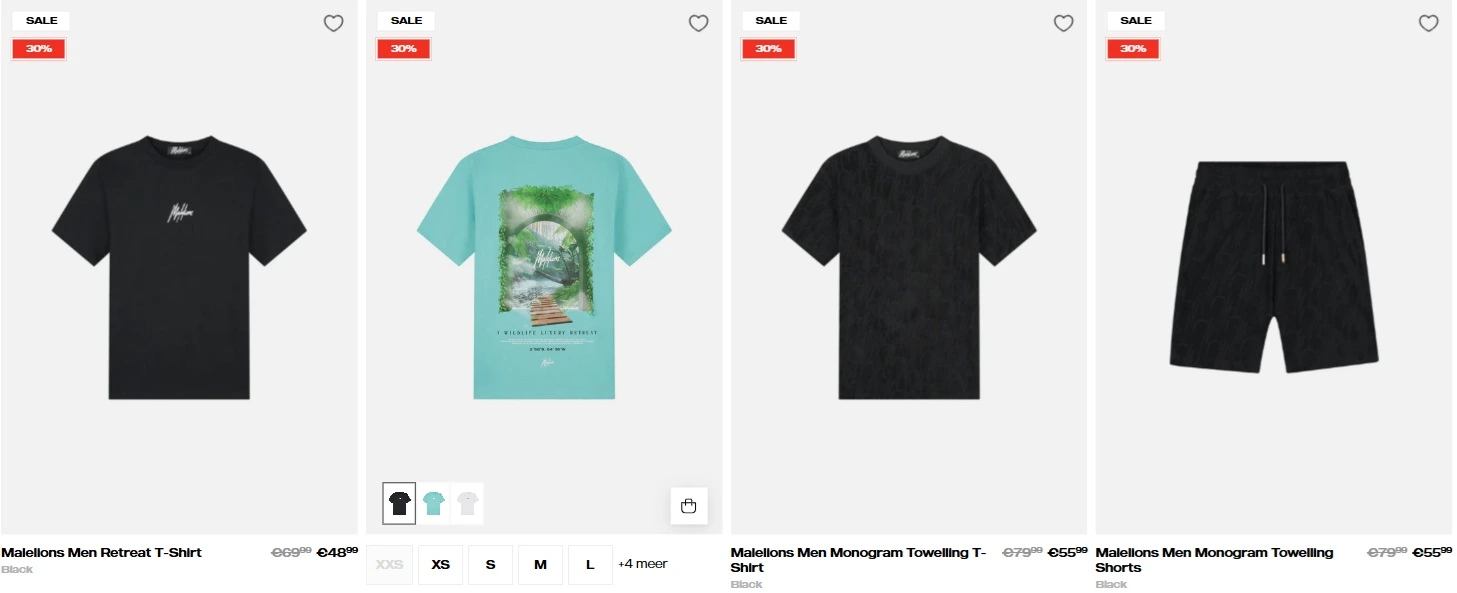 Malelions Zomer Sale Items