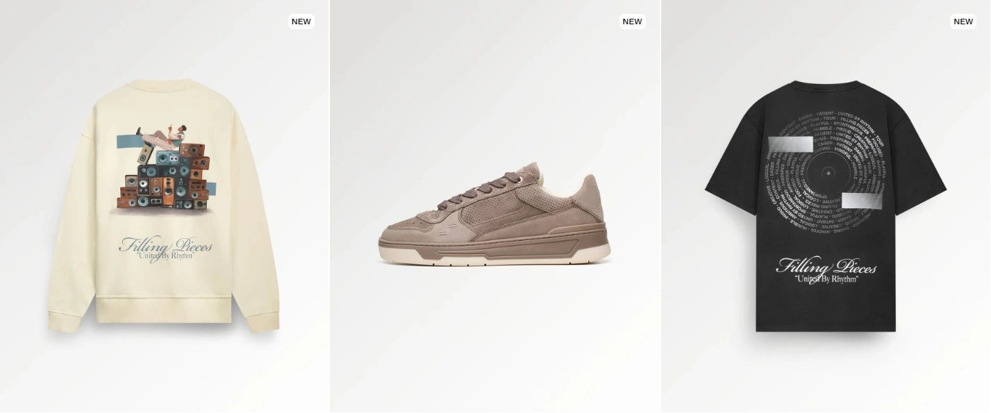 Filling Pieces, United by Rhythm, Items