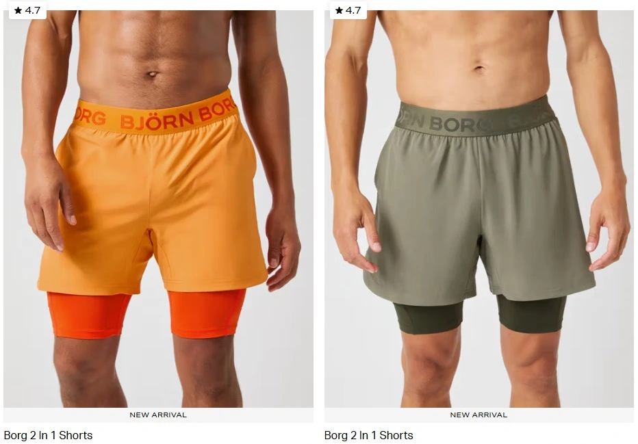 2 in 1 shorts