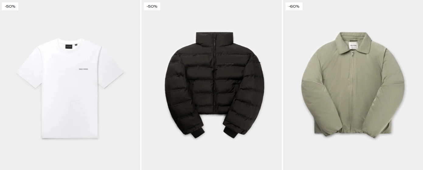 Daily Paper, Black Friday items