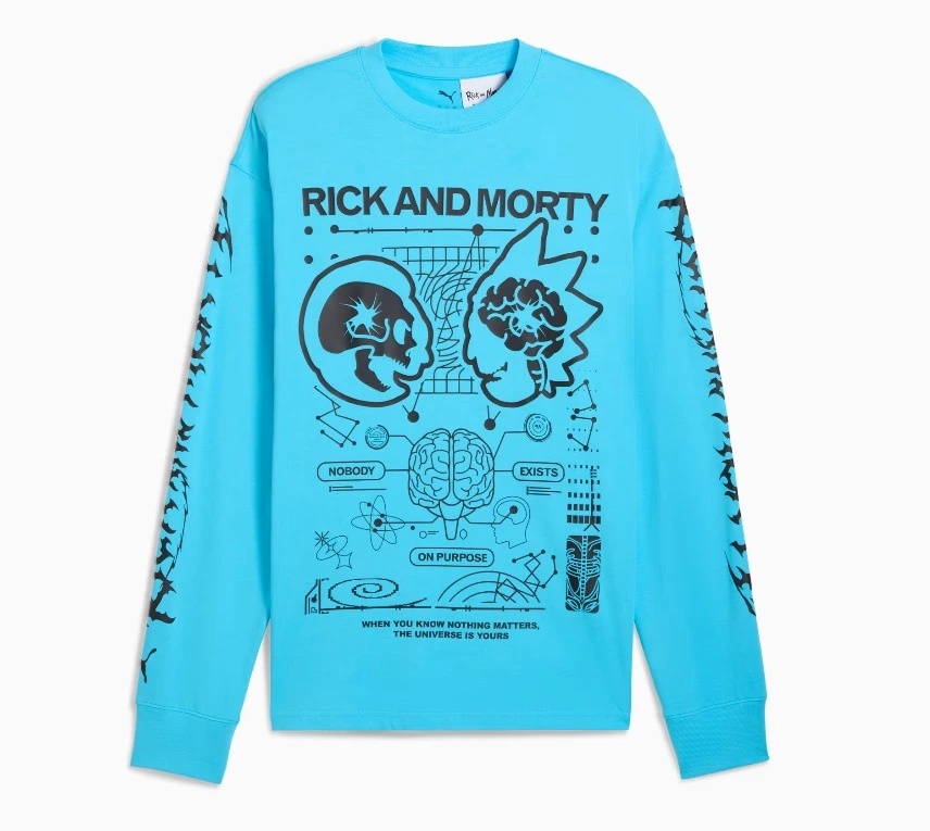 PUMA, Rick and Morty, Basketbal shirt