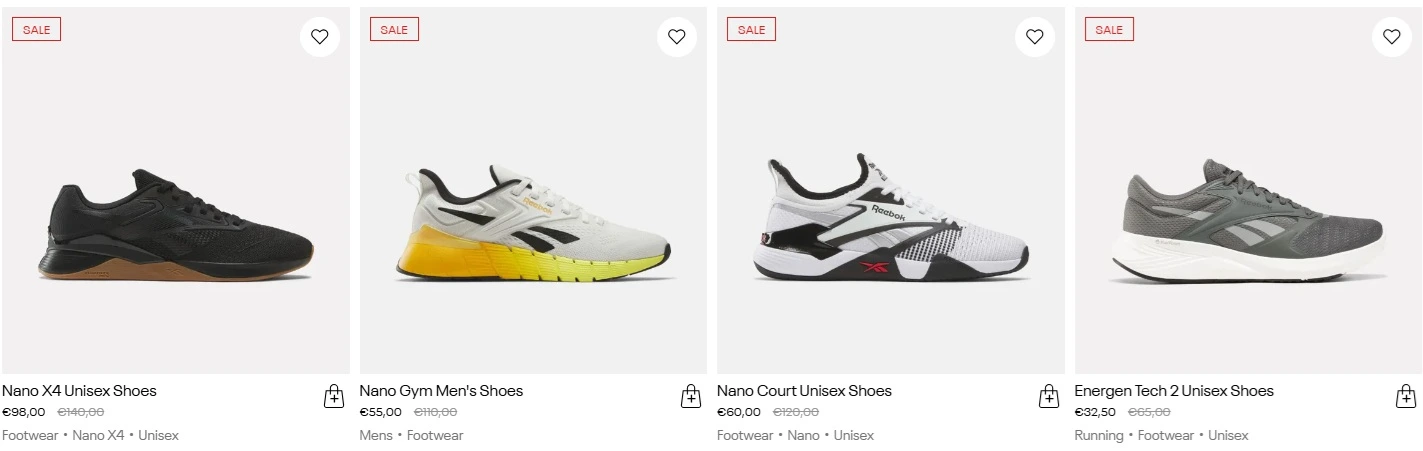 Sale Sneakers Reebok