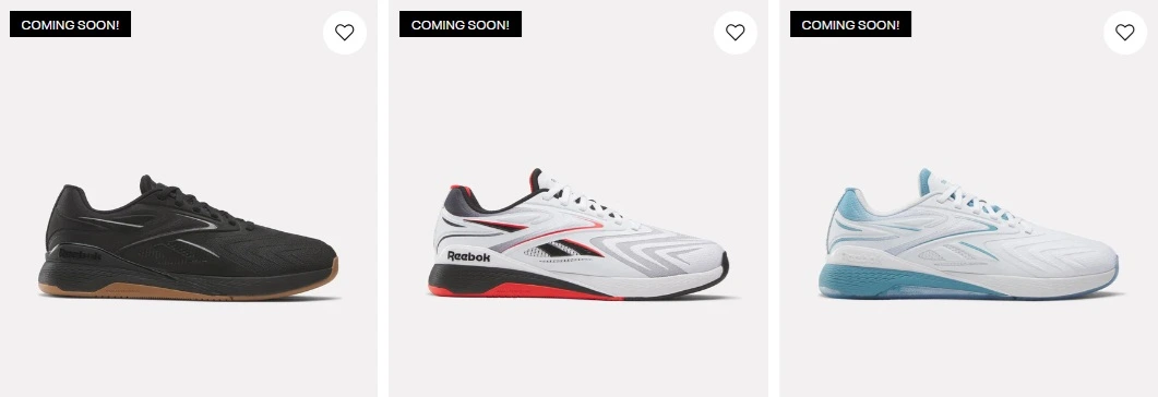 Reebok Nano X5 Edge Modellen