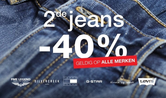 OPEN32 Tweede Jeans 40% korting