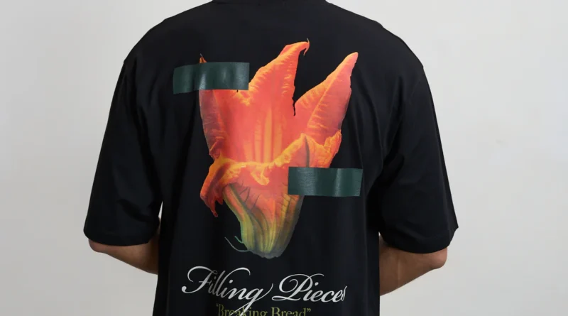 Filling Pieces, T-shirt Boxy Zucchini Black 6