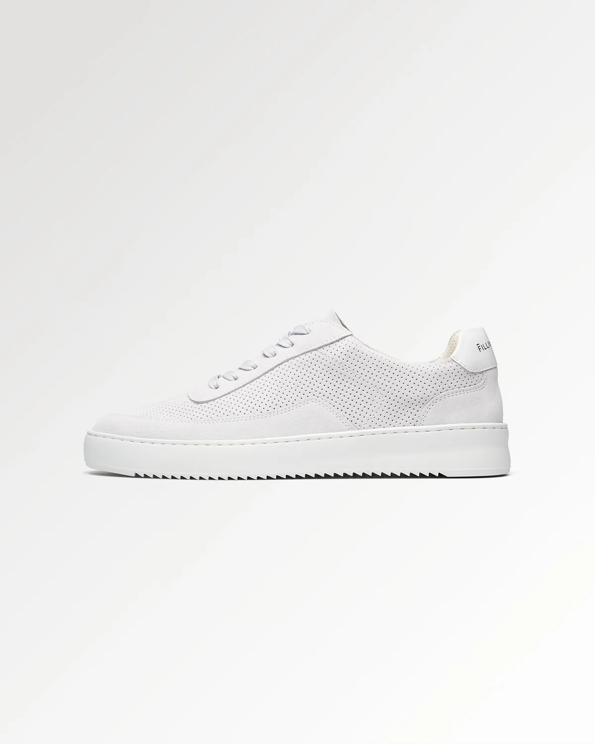 Mondo Suede Perforated Wit
