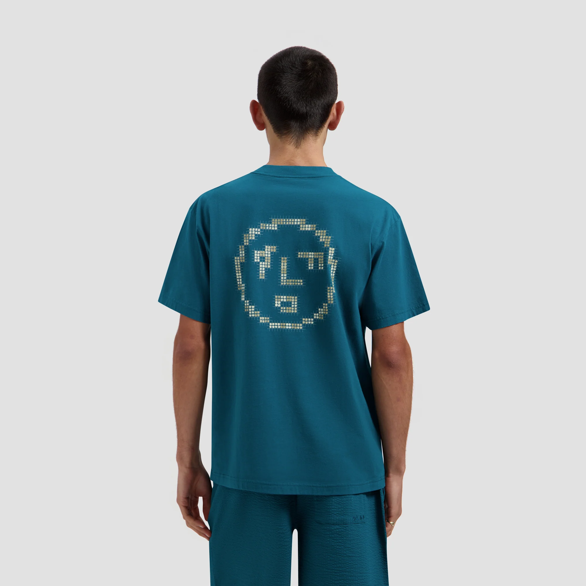 Dotted Face Tee - Gulf Coast