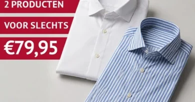 2-pack-actie Overhemenden