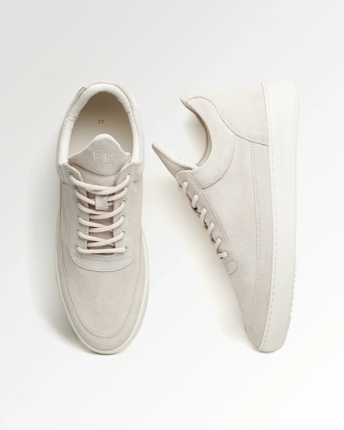 Low Top Suede Organic Off White
