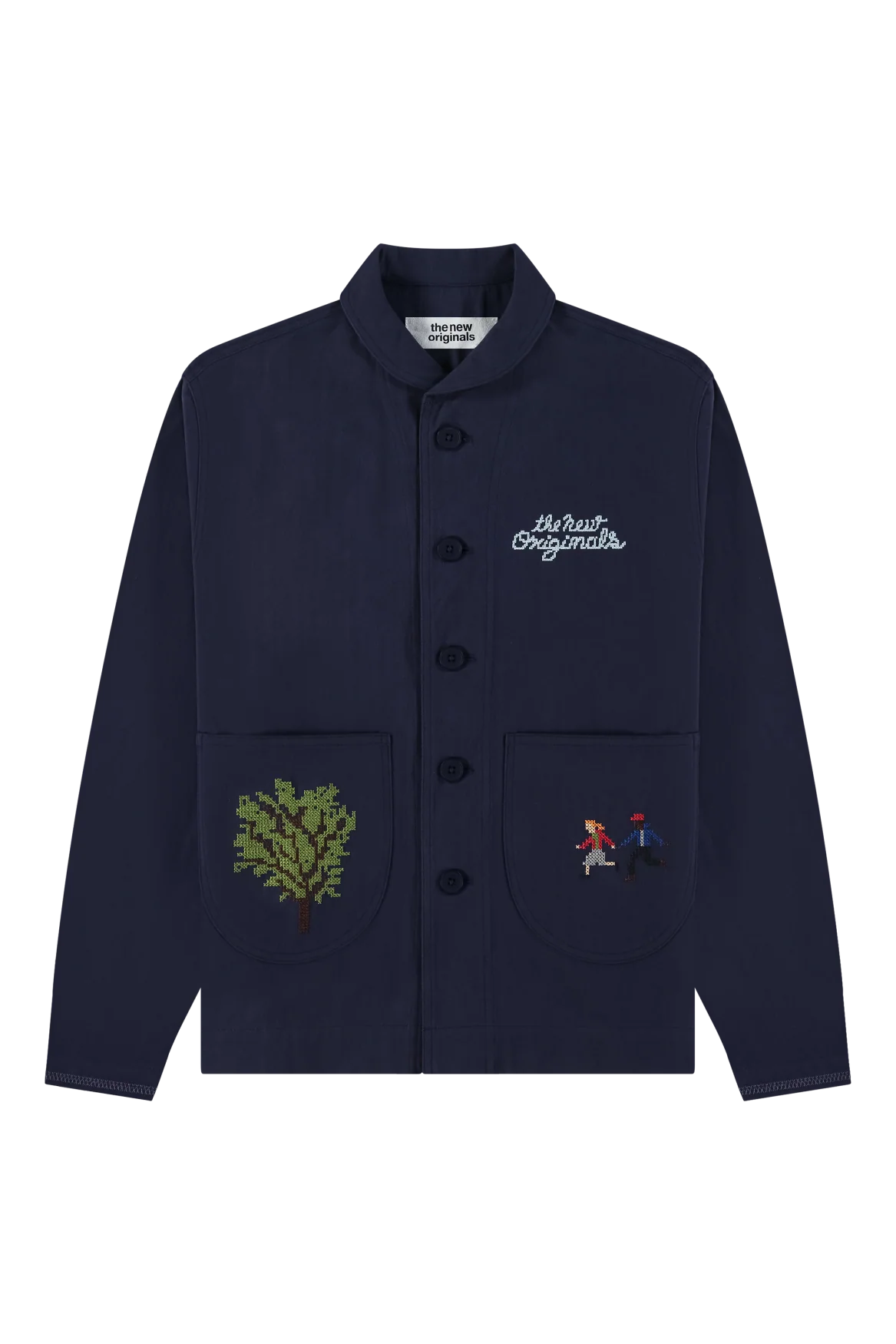 Block Party Chore Jacket Stock Navy