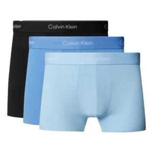 Calvin Klein Icon boxers blue-zwart 3-pack trunk