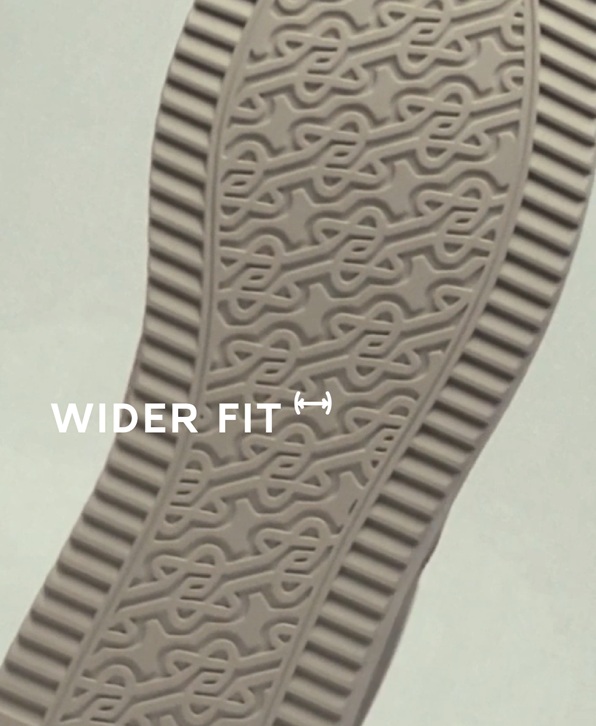 Filling Pieces, breder voetbed