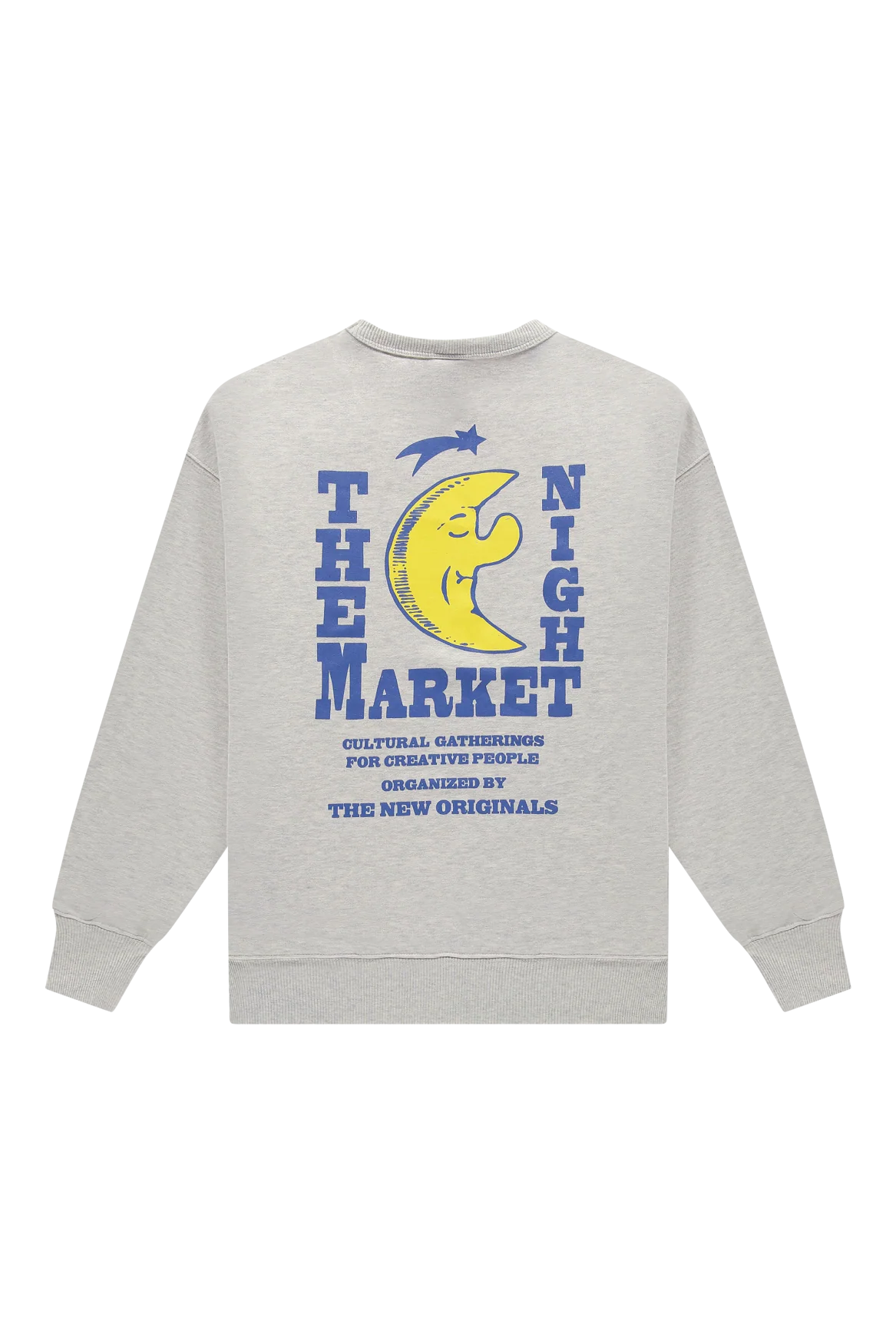 Freddy Moon Graphic Crewneck Light Grey Melange