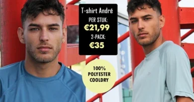 Sportshirt André nieuwe kleuren