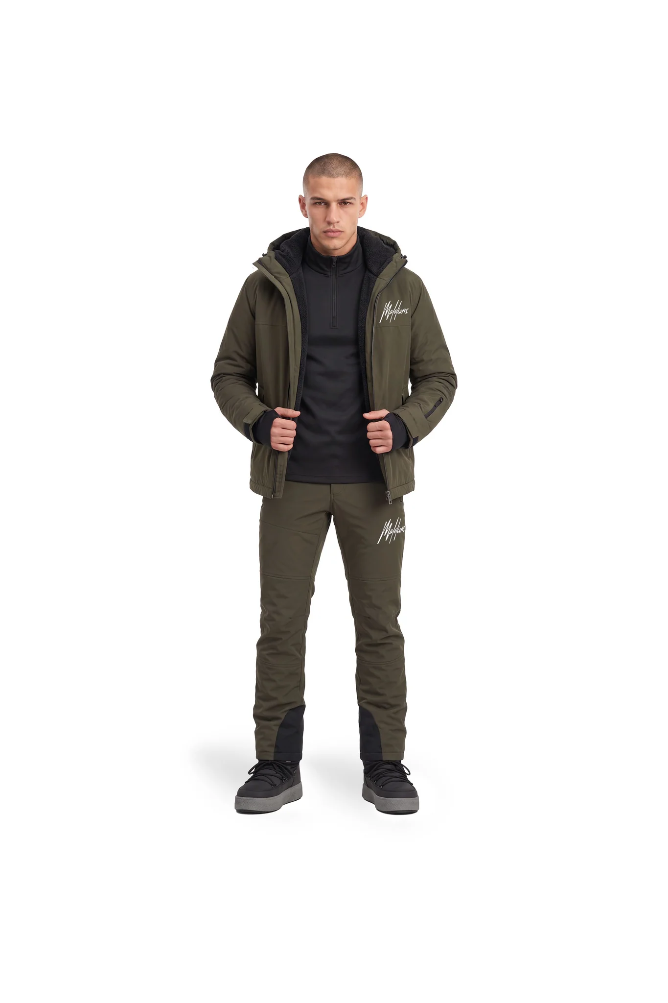 Malelions Men Ski Polar Jacket